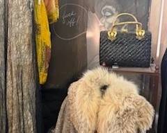 artwork fur coats purses