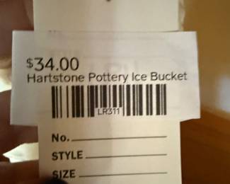 Hartstone Pottery Ice Bucket