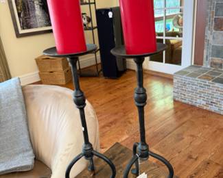 Wrought Iron Candle Stand