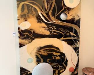 Abstract Drip Art
