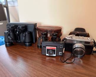 Camera, Binoculars 