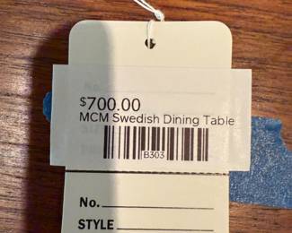 MCM Swedish Dining Table