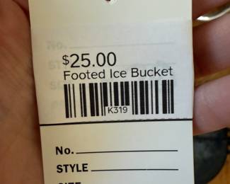 Footed Ice Bucket