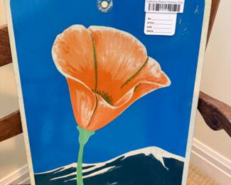 California Poppy Highway Sign