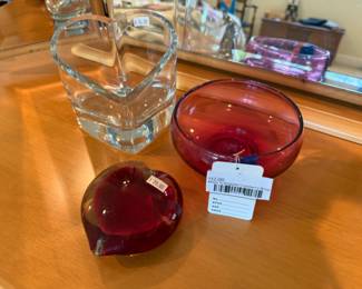 Made in England Cranberry Bowl