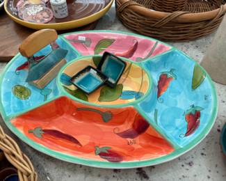 Hand Painted Serving Tray
