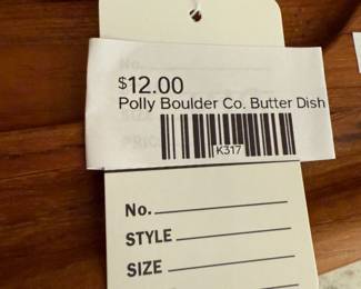 Polly Boulder Co Butter Dish