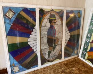 Stained Glass Window (76in W x 48in T)