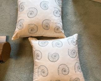 Nautilus 2 Pillows by Danii Pollehn
