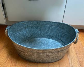 Embossed Oval Steel Galvanized Tub