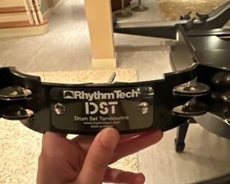 drum set tambourine rhythm tech