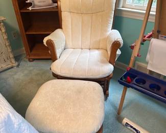 Dutailer Glider and Ottoman