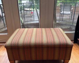 Newport upholstered ottoman storage bench