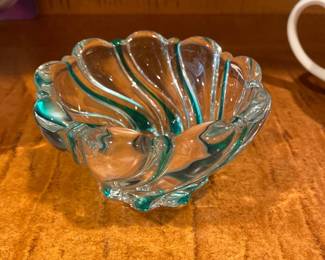 Mikasa Peppermint Swirl Candy Dish