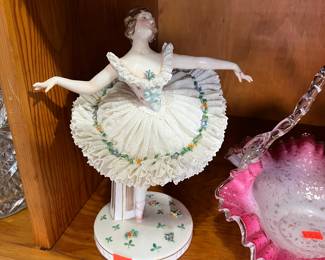 Porcelain ballerina.