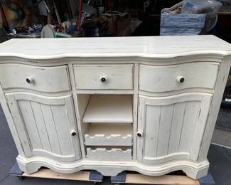 Distressed look Coffee bar/buffet/server. Great looking and very versatile.