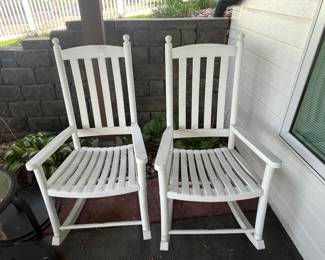 2 nice plastic rockers.