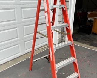 6 foot Werner heavy duty step ladder.