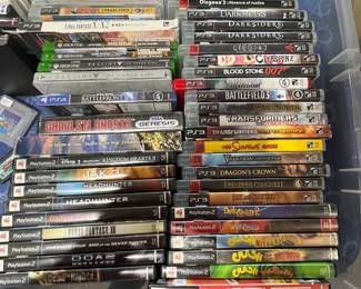 Lots of video games.