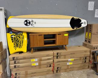 TV Stand and Surf Board Orlando