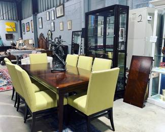Dining Table & Chairs & Display Cabinet Orlando