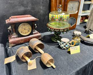 MacKenzie Childs, Mantel Clocks and Decor Orlando Estate Auction
