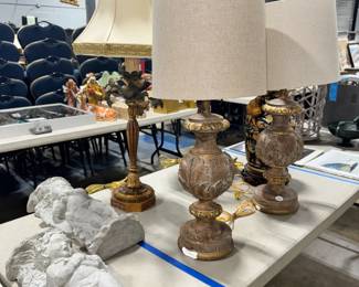 Lamps and Cherub Statues Orlando