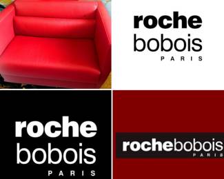 Mid Century Modern Roche Bobois Red Chair