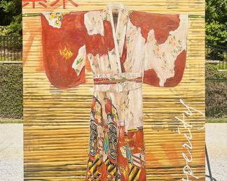 Red Kimono Art Work