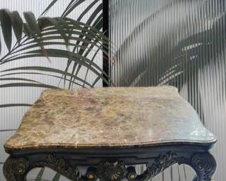 Wood & Granite Coffee Table