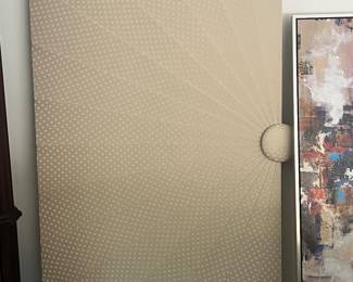 Folded Fabric Wall Divider