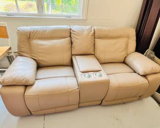 Leather Loveseat