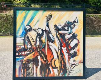 Life of Jazz Framed Print