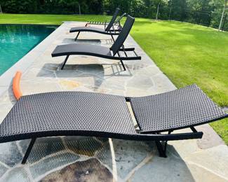 3 Pool Chaise Lounge Chairs