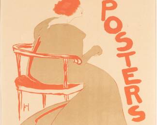 Lot 4022 | Frank Hazenplug (American, 1873-1931) Lithograph in Colors on Paper, 'Living Posters' H 12.5" W 9"