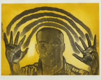 Lot 1028 | Francesco Clemente (Italian, B. 1952) Etching with Aquatint on Paper, Ca. 1986, 'Hope' H 10.6" W 14.3"