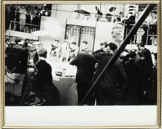 Lot 1039 | Bob Rimes (American, 1993-2016) Beatles Back Stage Photograph April 28, 1964, 'Pyramus And Thisbe Skit from Around the Beatles ITV Special'