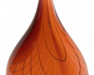 Lot 92 | Stephanie Teufel, Blown Glass Vase, 1999 H 8.8" W 4.3" Depth 2.8"