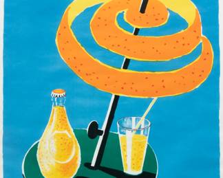 Lot 4023 | Villemot, Bernard (French, 1911-1989) (1911-1989) Lithograph on Wove Paper, Poster 'Orangia' H 32.5" W 25.3"