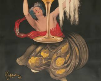 Lot 1015 | Leonetto Cappiello (Italian/French, 1875-1942) Lithograph Poster in Colors on Two Sheets (as Issued), Ca. 1922, 'Contratto'