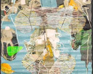 Lot 1006 | Paul Morrissey (American, 1938-2024) Oil on Canvas, Ca. 1995, 'Abstract Composition' H 73" W 73"