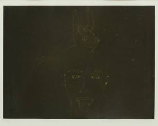 Lot 1029 | Francesco Clemente (Italian, B. 1952) Etching with Aquatint on Paper, Ca. 1986, 'Faith' H 10.6" W 14.3"