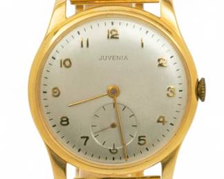 Lot 3 | Juvenia Men's 18k Yellow Gold Wristwatch