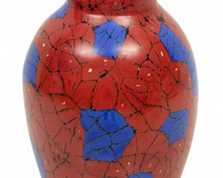 Lot 78 | Vittorio Ferro (Italian, 1932-2012) for Fratelli Pagnin (Italian) Murrine Glass Bulbous Vase H 8.5" Dia. 5"