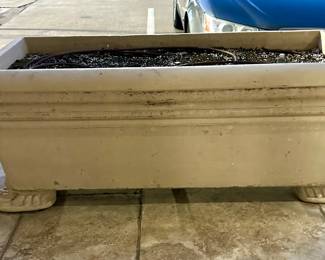 18 Concrete Planters with Feet 40” x 18”