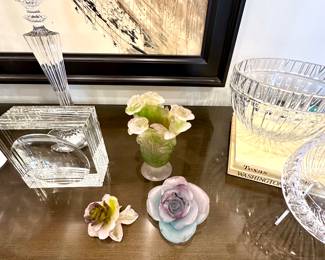 Daum Crystal Pâte de Verre Roses