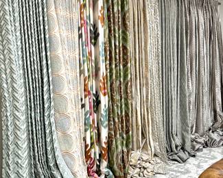 Spectacular Custom Draperies Featuring Luxury Fabrics-