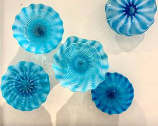 Hand Blown Chihuly Style Glass