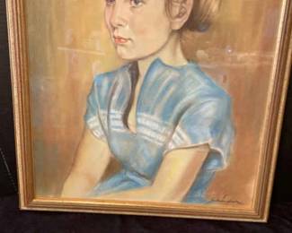 Original Sketch Of Young Girl