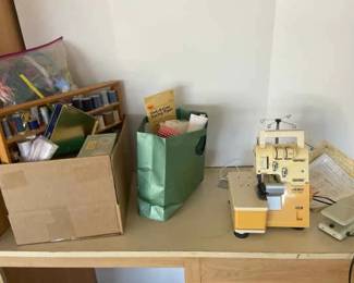 Juki Sewing Machine, Thread And Other Supplies